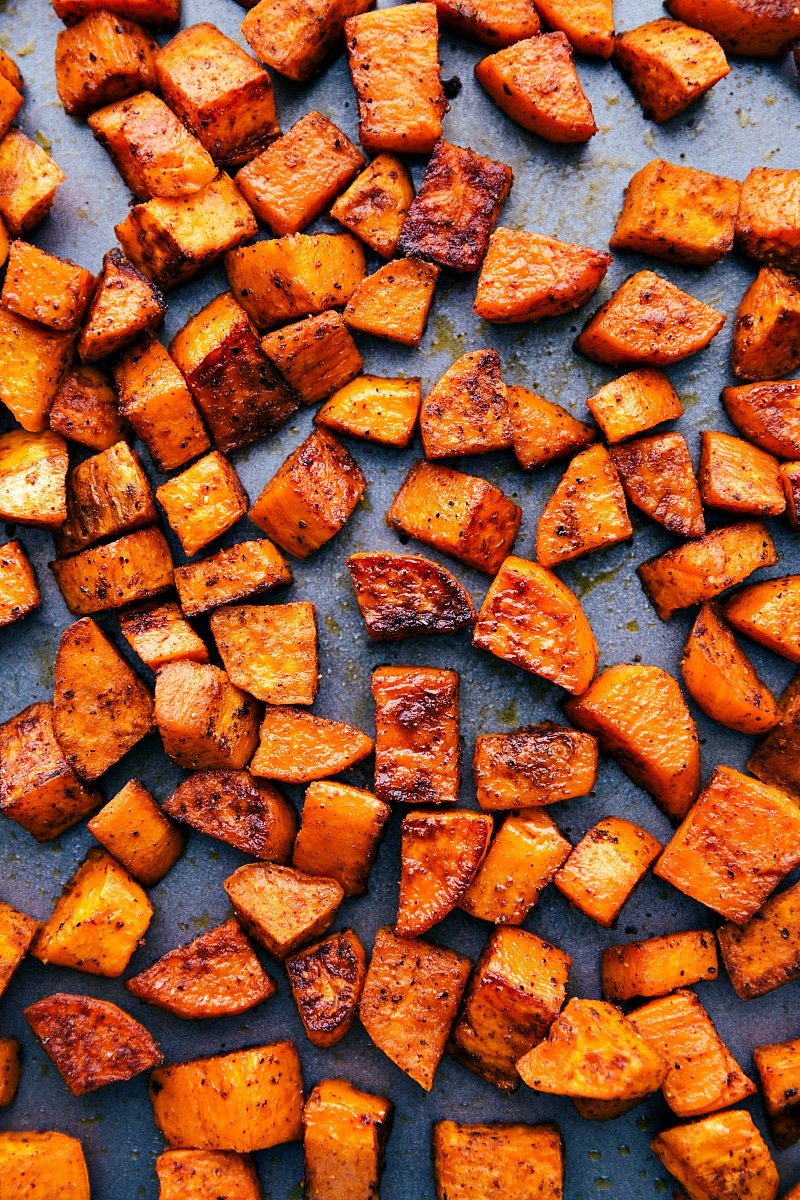 Roasted Sweet Potatoes - Chelsea's Messy Apron